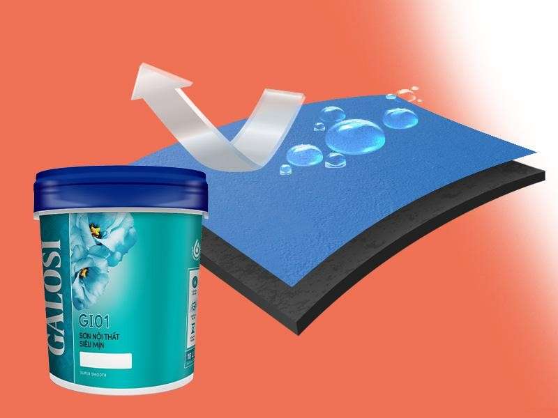 Công dụng của sản phẩm sơn nội thất siêu mịn GI01 (lon 5L) 5