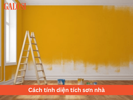 cách tính diện tích sơn nhà