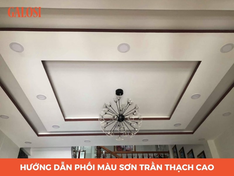 phối màu sơn trần thạch cao